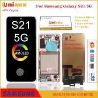 6,2-дюймовый оригинальный AMOLED-дисплей для Samsung Galaxy S21 G990F G991 ЖК-дисплей