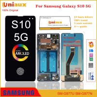 6,7-дюймовый оригинальный AMOLED-дисплей для Samsung Galaxy S10 5G G977 G977N G977U