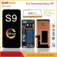 5.8 אינץ' AMOLED מקורי עבור Samsung Galaxy S9 G960 G960F G960U תצוגת LCD