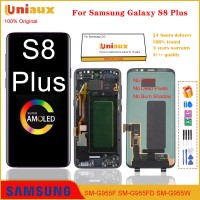 Display AMOLED originale da 6,2 pollici per Samsung Galaxy S8 Plus LCD G955 G955F