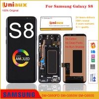 5.8 אינץ' AMOLED מקורי עבור Samsung Galaxy S8 G950 G950F תצוגת LCD