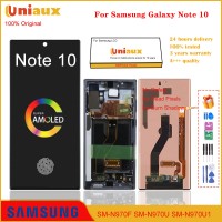 Écran AMOLED d'origine de 6,3 pouces pour Samsung Galaxy Note 10 N970 N9700
