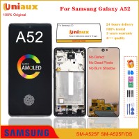 SUPER AMOLED מקורי עבור Samsung Galaxy A52 4G A525 A525M A525F/DS תצוגת LCD