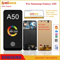 Originale Super AMOLED Per Samsung Galaxy A50 LCD SM-A505FN/DS A505F/DS A505 Display LCD
