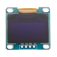 Geekcreit® Módulo de pantalla OLED IIC I2C azul amarillo de 4 pines de 0,96 pulgadas Geekcreit para Arduino: productos que funcionan con placas Arduino oficiales