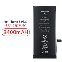 超大容量 3400mAh 锂离子更换手机电池适用于 iphone 8 plus