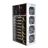 8 GPU barebone system with 1850w power supply 110-240v server case