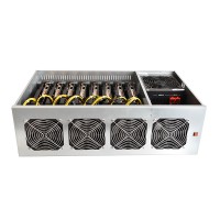 8 GPU barebone system with 1850w power supply 110-240v server case
