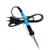 HILDA 220V 60W Electric Adjustable Temperature Solder Iron Stand Solder Wire Tool Kit EU Plug with 5Pcs Tips