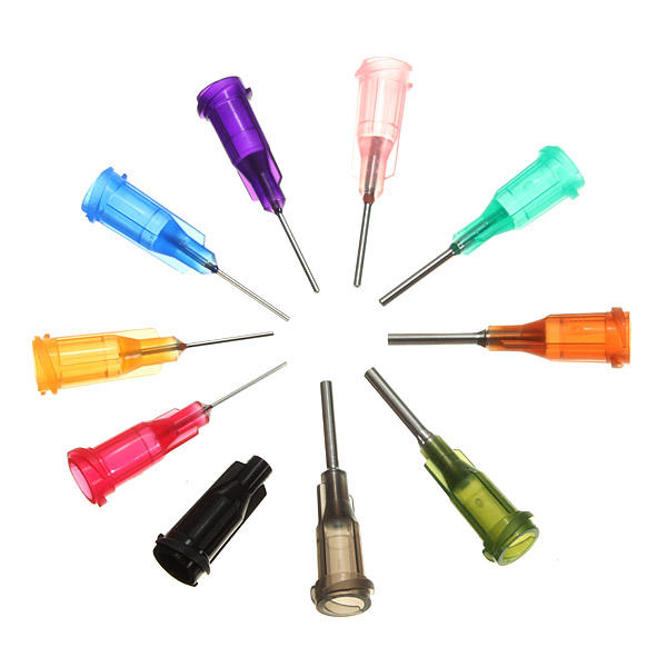 SMT SMD PCB Solder Paste Adhesive Glue Liquid Dispenser+Dispensing Needle (50pcs)-3