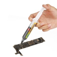 WNB 10cc Syringe Liquid Flux Solder Paste Leaded Stencil Welding Tool Low Temperature Melting Point 183℃ Tin Solder Paste