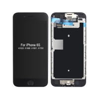 Pantalla LCD de ensamblaje completo para iPhone 6s Asamblea de digitalizador de pantalla táctil LCD + Botón de inicio Cámara frontal LCD completo