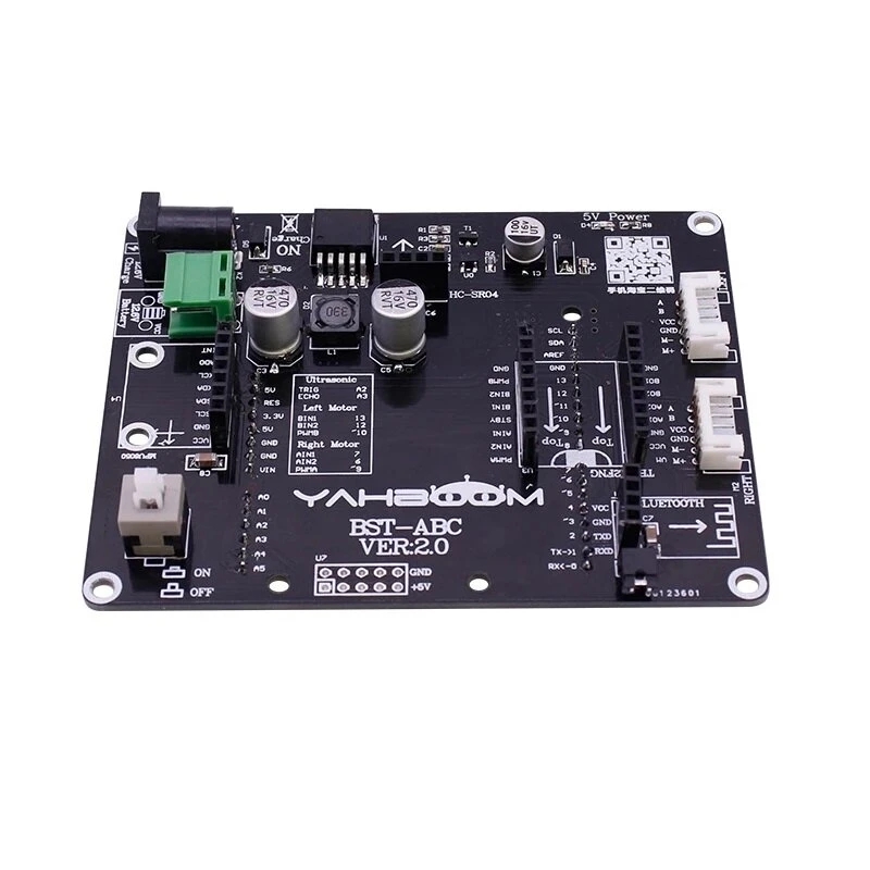 Yahboom Expansion Board 2.0 for Arduino Balance Robot UNO Two-wheel Self-balancing Trolley Expansion Board Modular Motherboard Core Control Expansion Drive