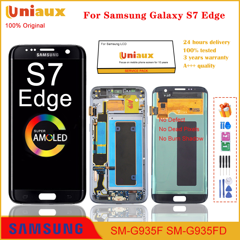 5.5″ Original AMOLED For Samsung Galaxy S7 edge G935F G935FD LCD Display