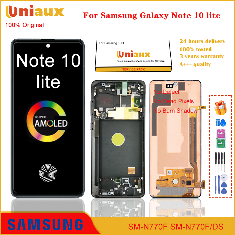 6.7″ Original AMOLED For Samsung Galaxy Note 10 Lite N770F LCD Display